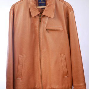 BROOKS BROTHERS ORIGINAL LEATHER JACKET
